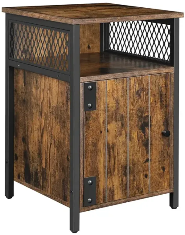 Hivvago Nightstand with Open Shelf