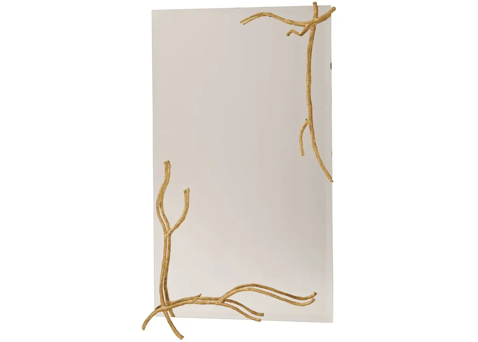 Twig Mirror Large Gold