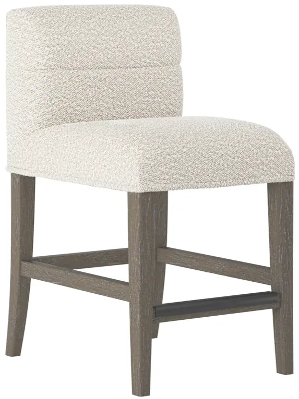 Hyde Fabric Counter Stool in Brown