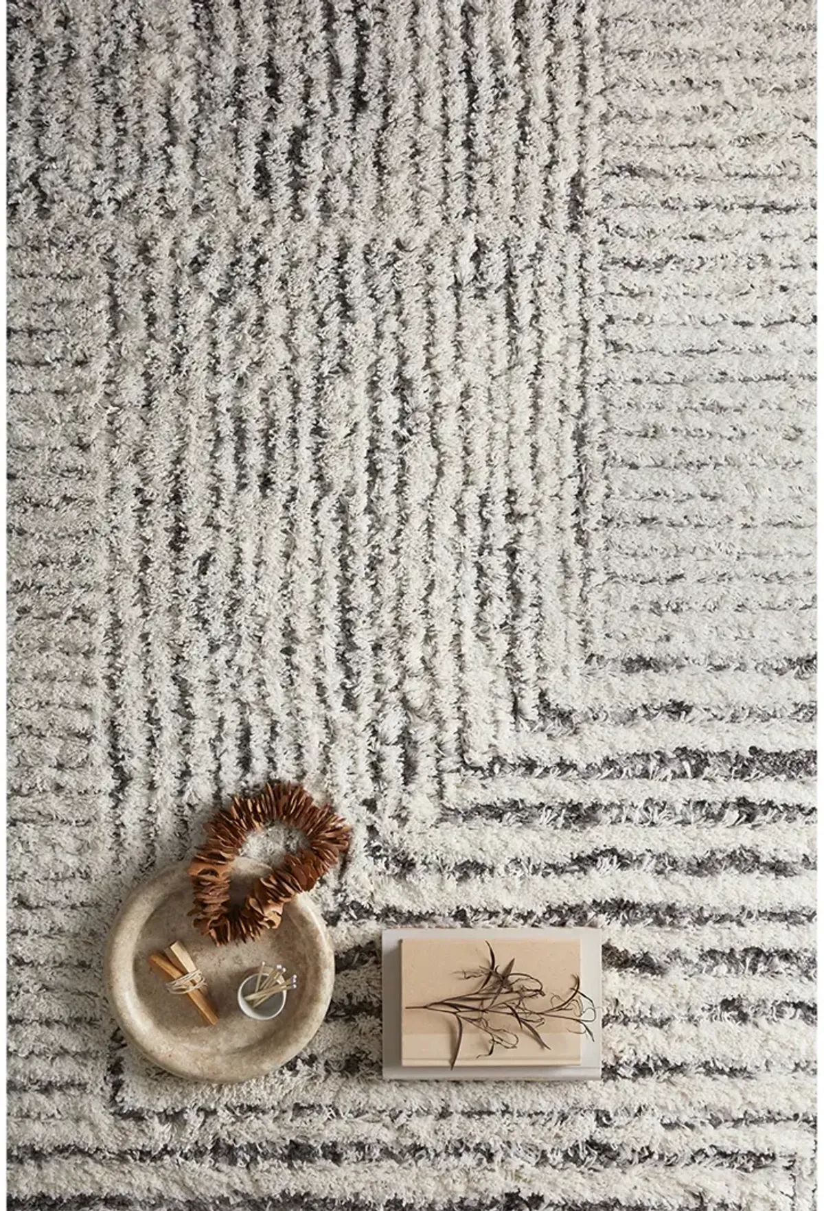 Levitt Ivory/Grey 9'3" x 13' Rug