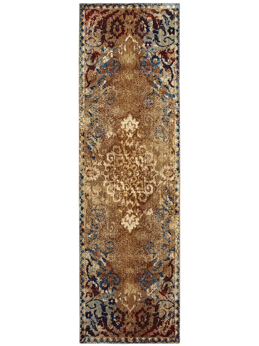 Empire 2'3" x 7'6" Gold Rug