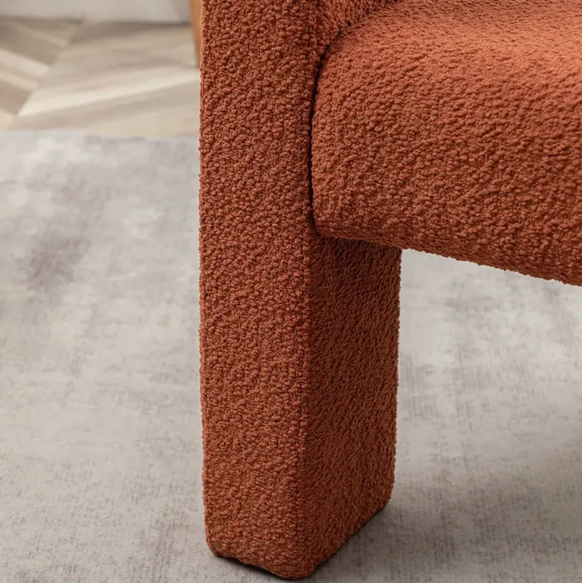 Herbert Modern Bouclé Armchair