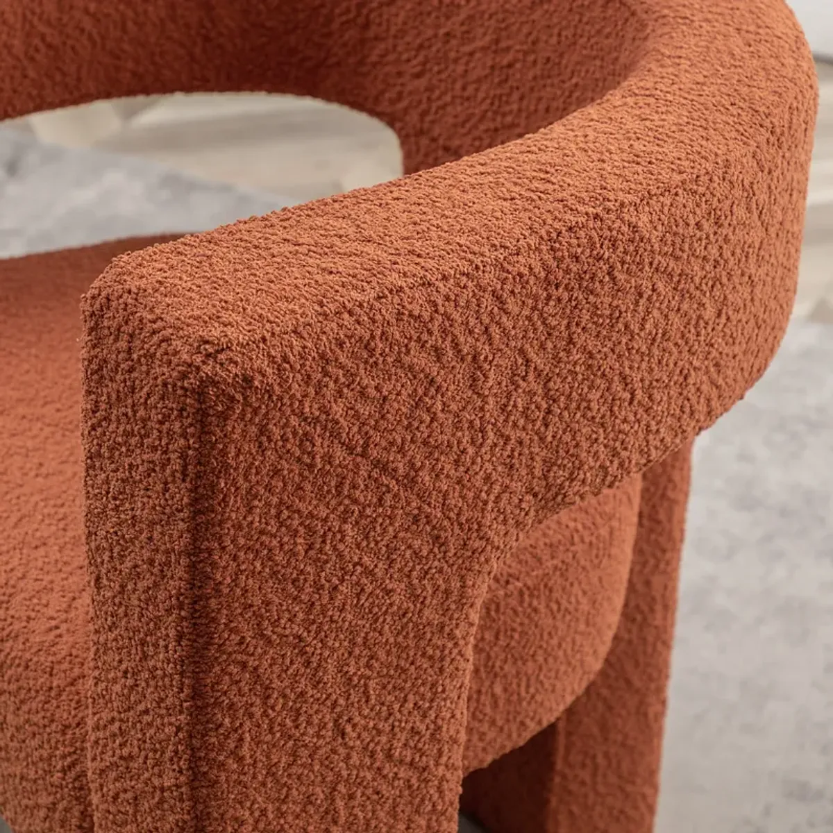 Herbert Modern Bouclé Armchair