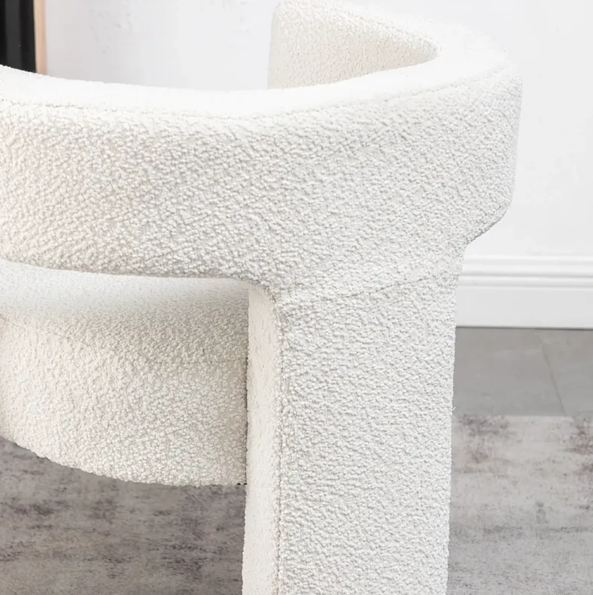 Herbert Modern Bouclé Armchair