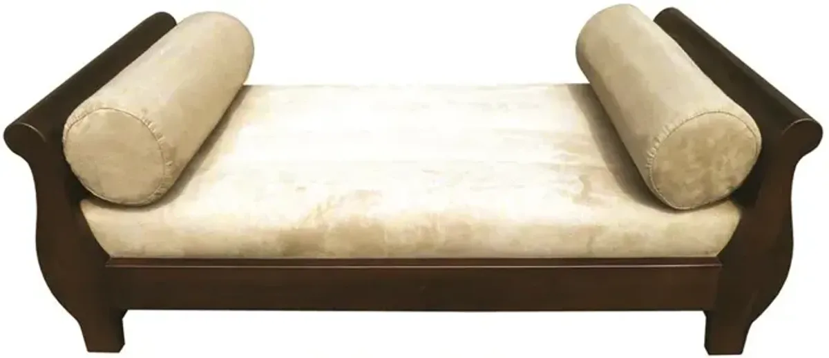 D-ART COLLECTION, INC Mahogany Sleigh Pet Bed