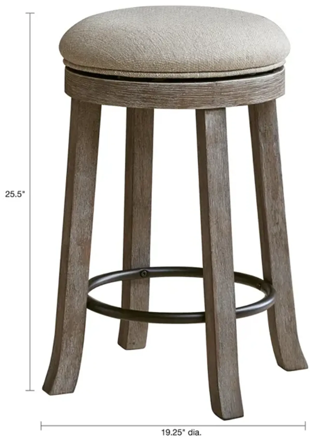 Oaktown Swivel Counter Stool