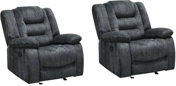 Parker Living Bolton - Misty Storm Glider Recliner Two Pack