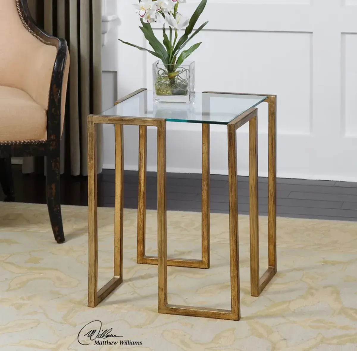 Uttermost Mirrin Accent Table