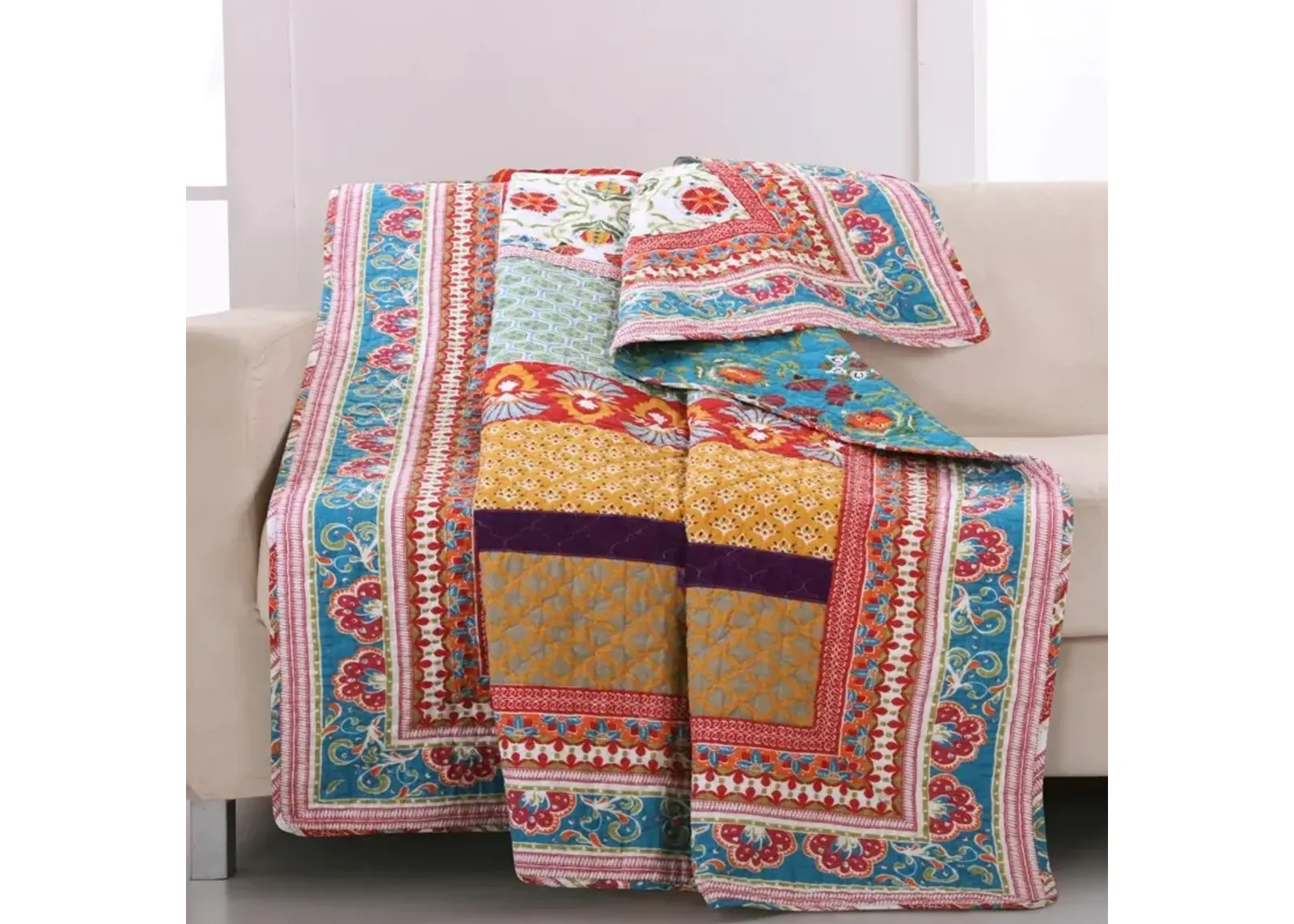 Greenland Home Fashion Thalia Accessory Throw - Multi 50x60"