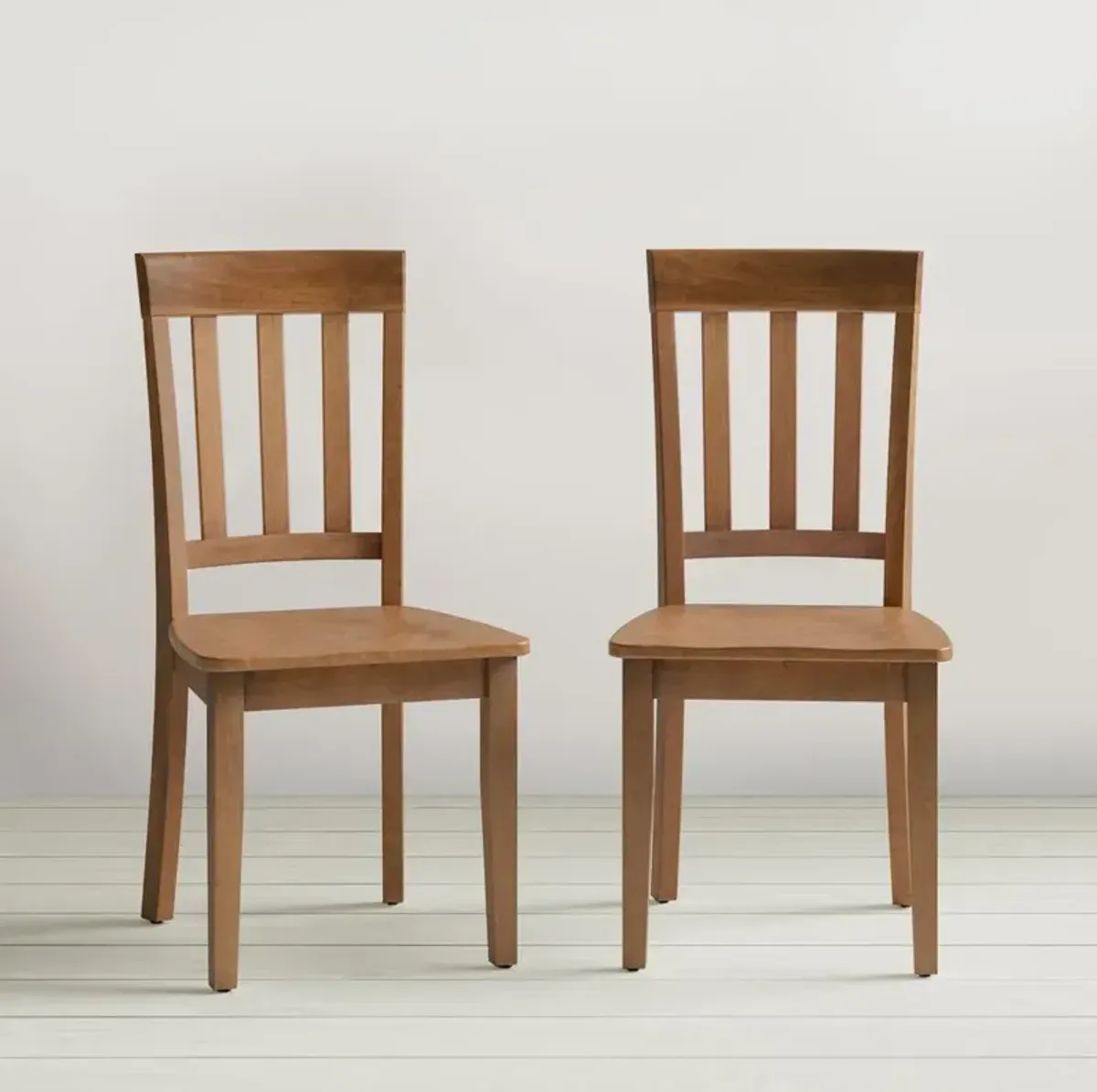 Jofran Solid Wood Classic Slat Back Dining Chair (Set of 2)