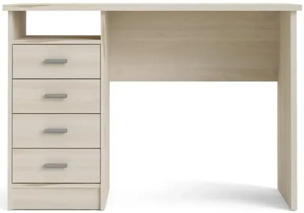 Tvilum Warner Desk with 4 Drawers, Light Woodgrain