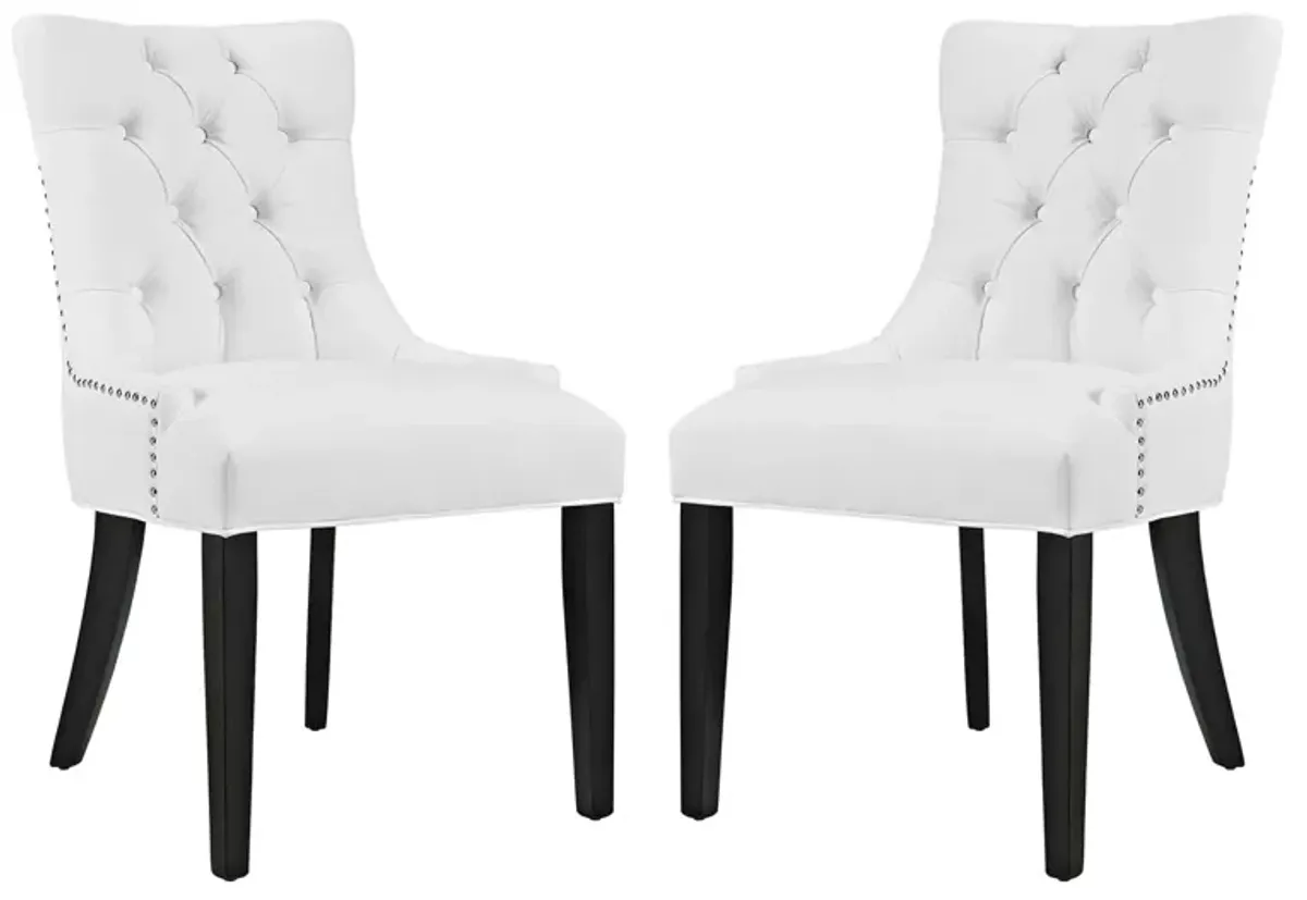 Regent Dining Side Chair Vinyl Set of 2