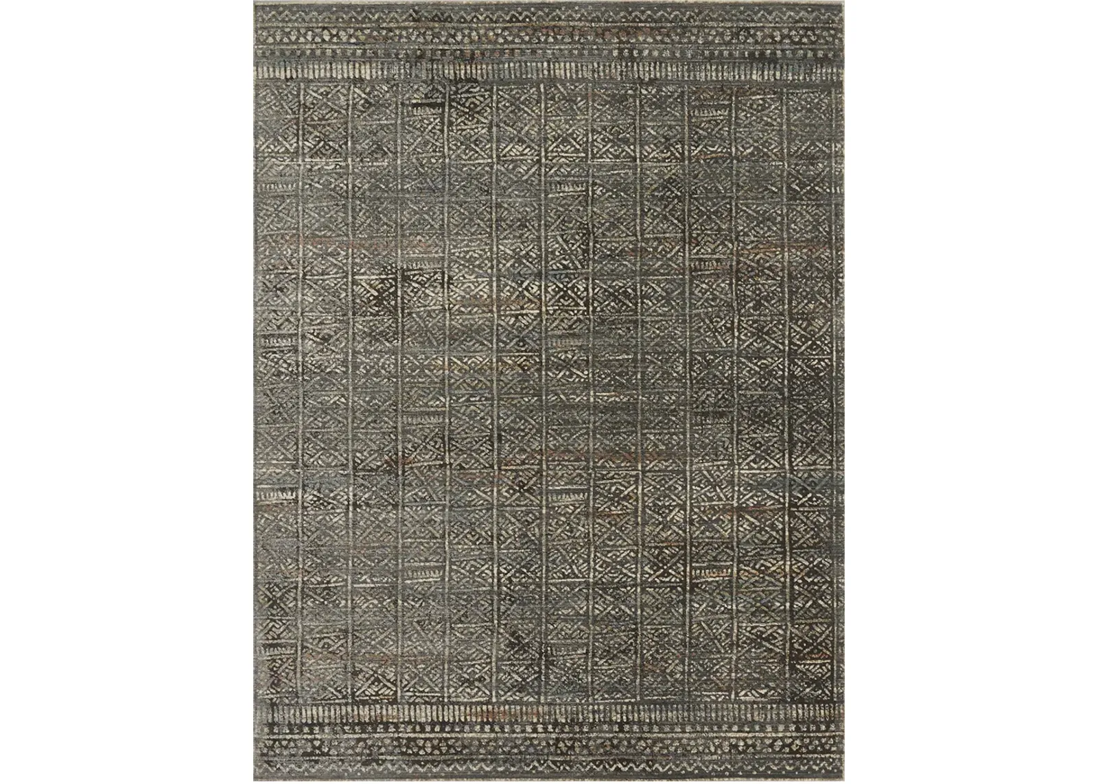 Javari JV06 Charcoal/Silver 5'3" x 7'4" Rug