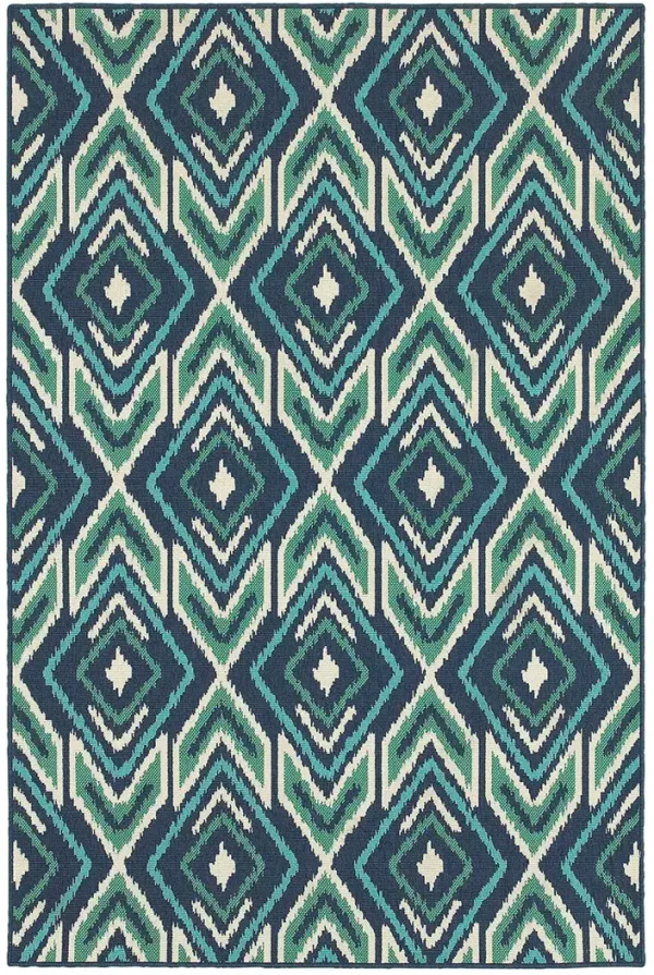 Meridian 3'7" x 5'6" Navy Rug