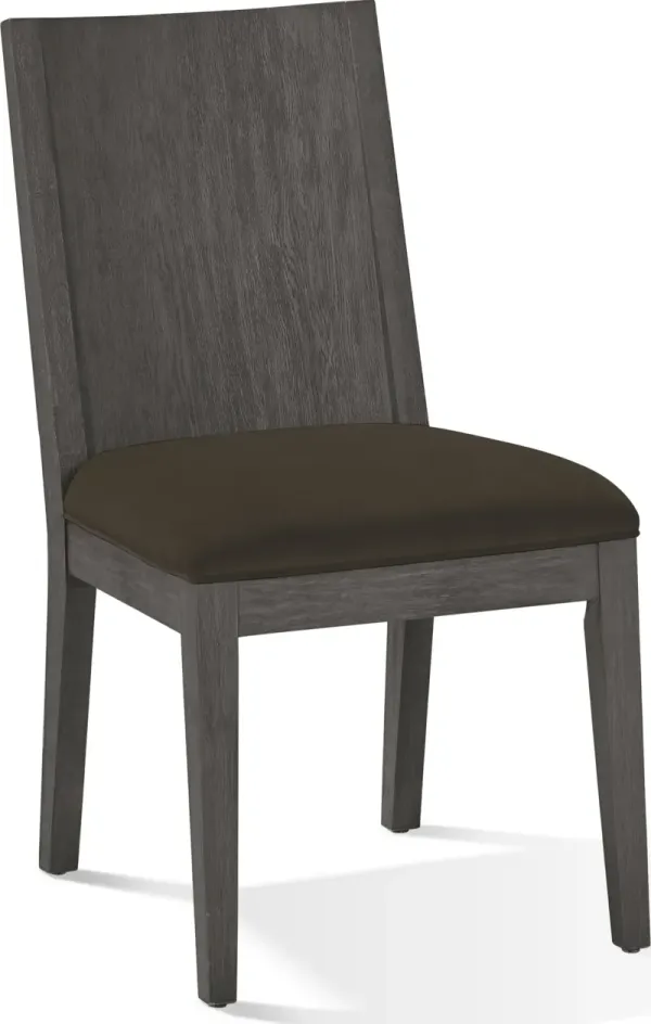 Plata Dining Chair in Thunder Grey - Set of 2