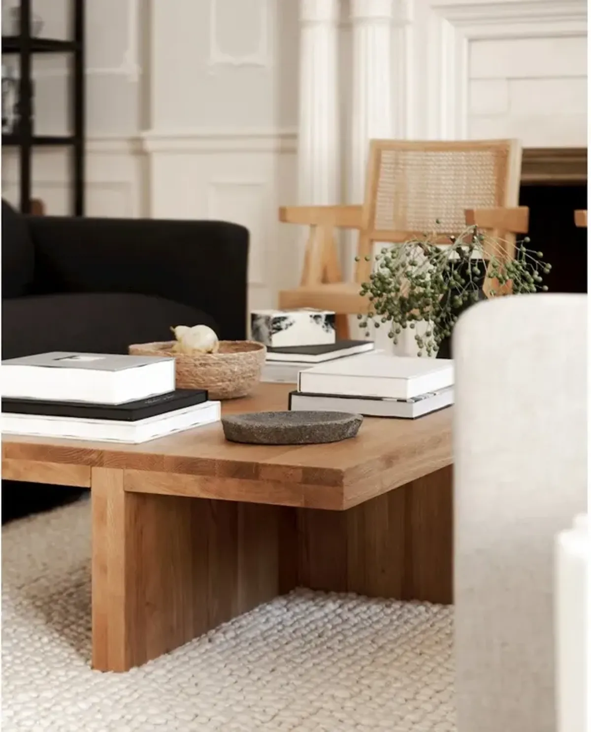 Moe’s Folke Rectangular Coffee Table Natural