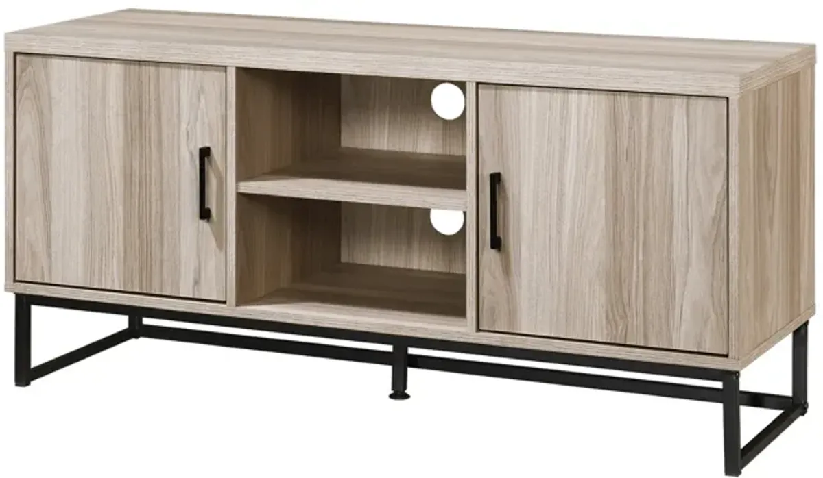 47 in. Wood TV Stand with 2 Storage Cabinets Fits TV's up to 50 in.