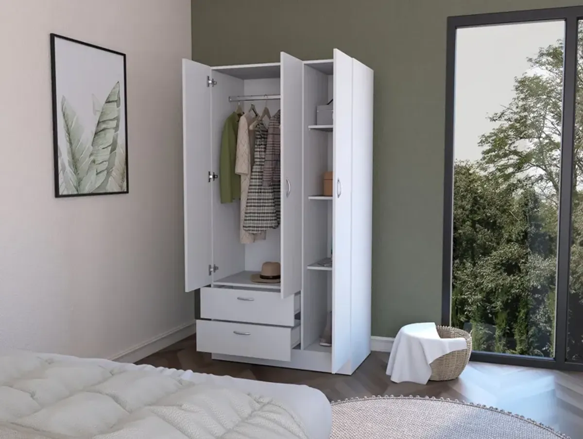 Armoire Haddam, Bedroom, White