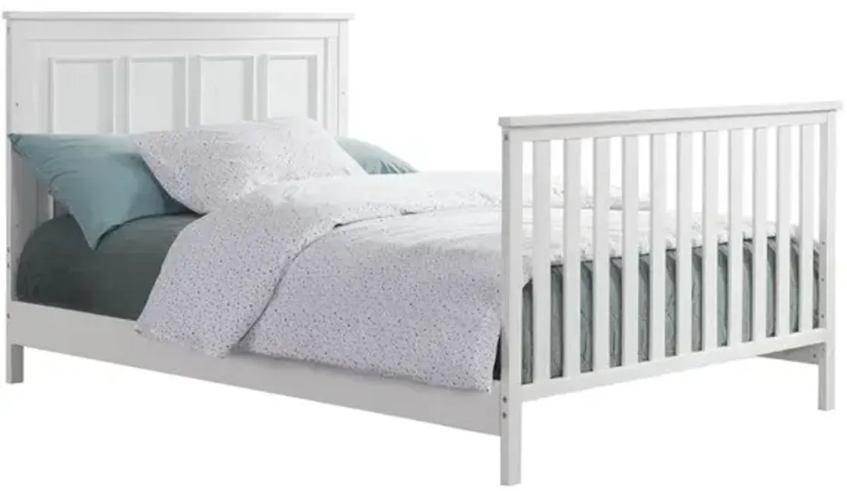 Oxford Baby Bennett 4 In 1 Convertible Crib Rustic White