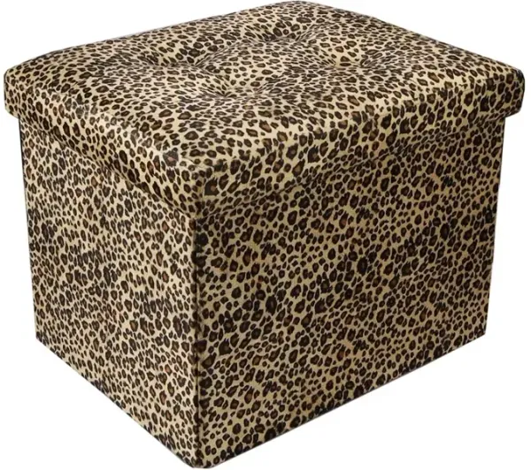 eMOUSE Storage Ottoman Bench Foldable Footrest