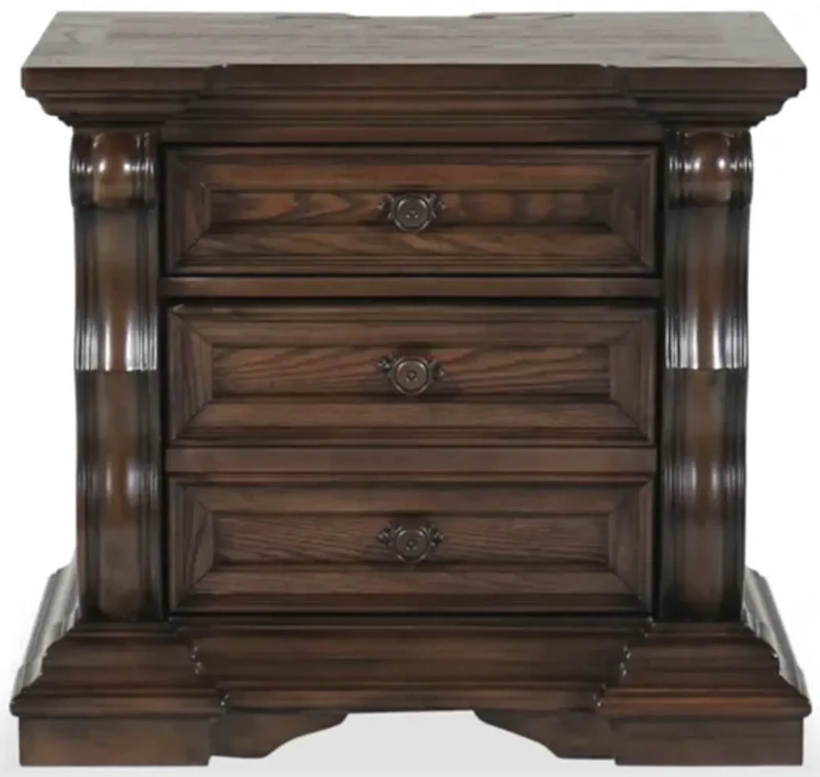 Maylee Dark Brown Nightstand