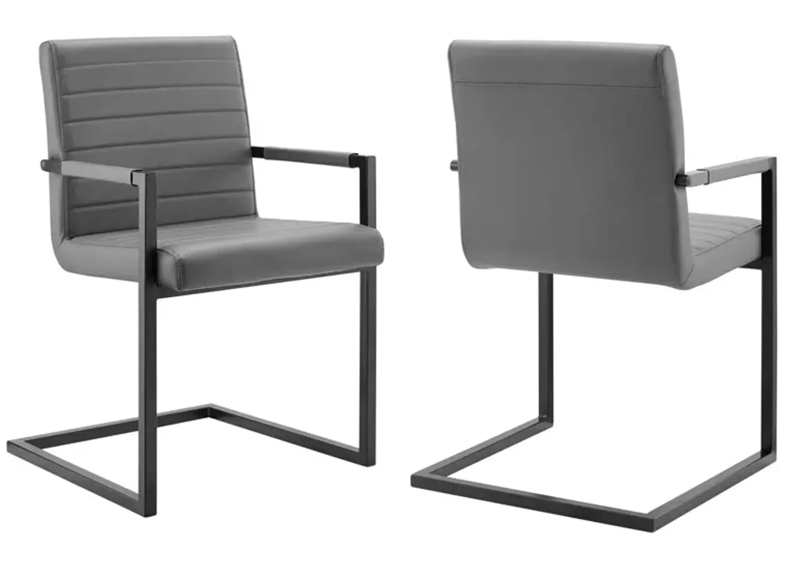 Savoy Vegan Leather Dining Chairs - Set of 2