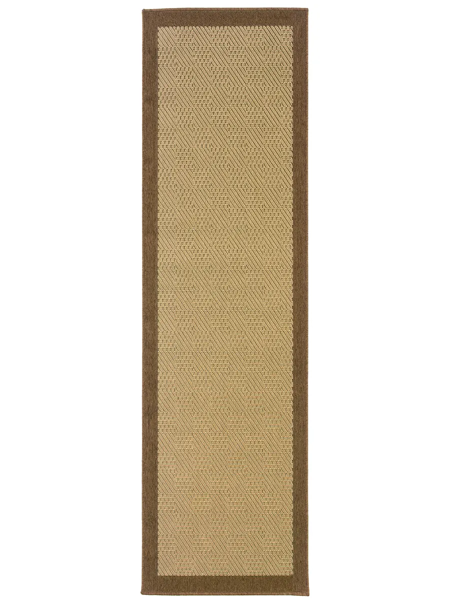 Lanai 2'3" x 7'6" Beige Rug