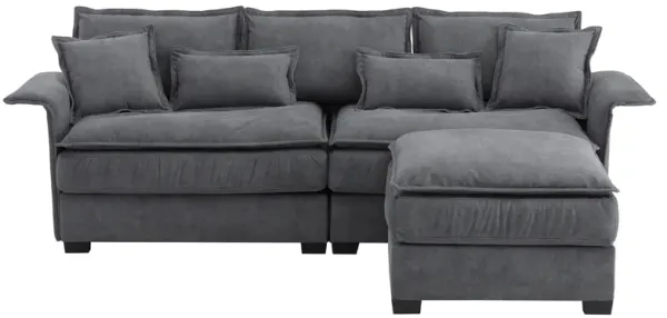 Merax Luxury  Oversized 4-Seat Sectional Sofa