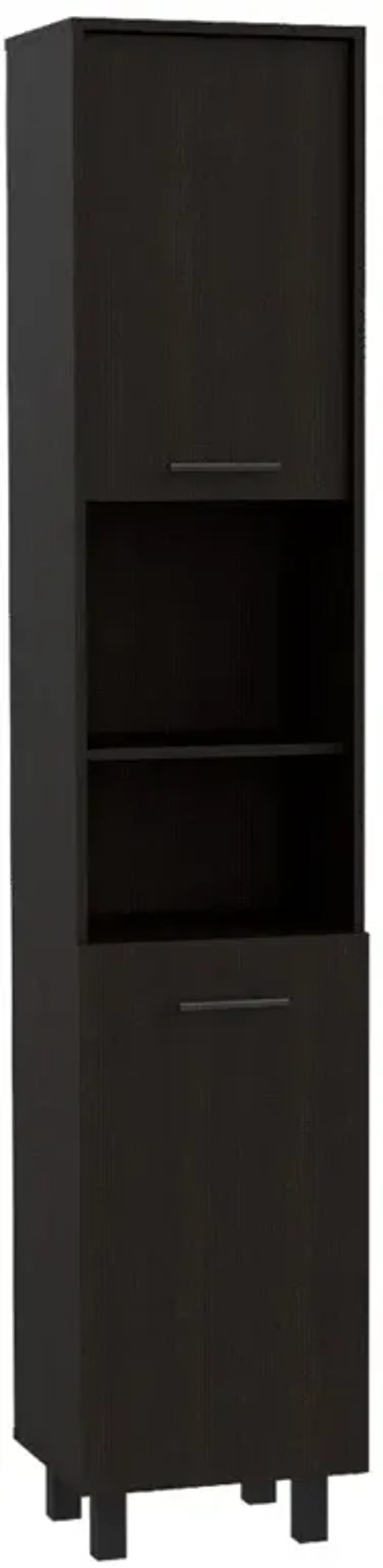 Pantry Cabinet Almada, Kitchen, Black