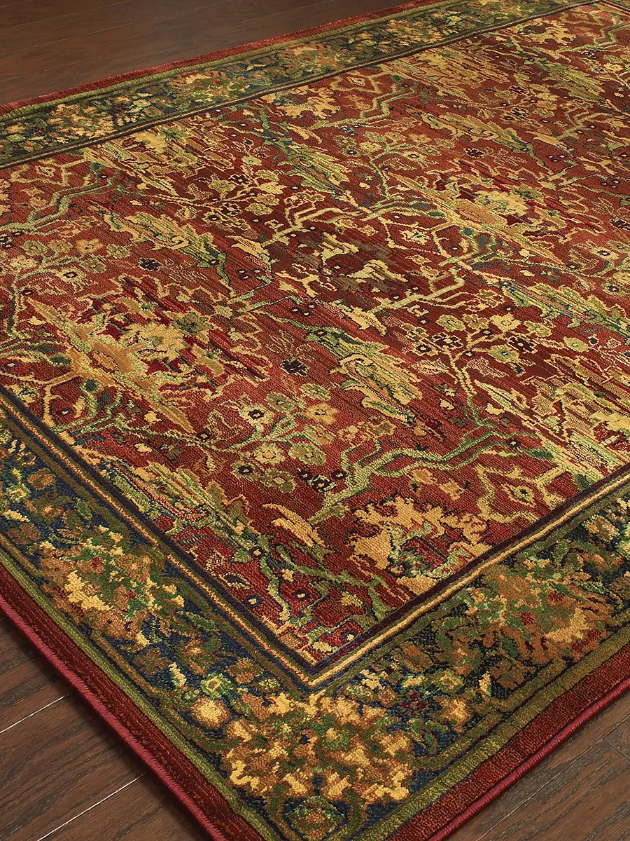 Kharma 6' Red Rug