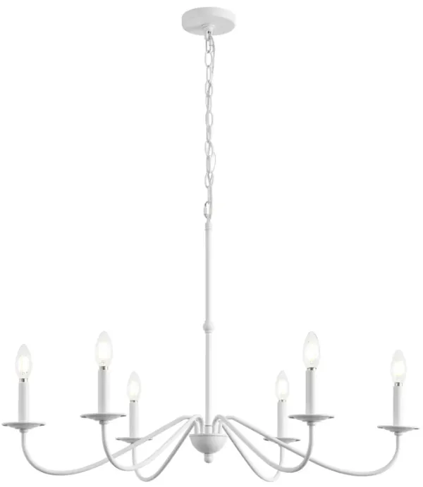 Wicklow Bohemian Farmhouse Iron LED Chandelier