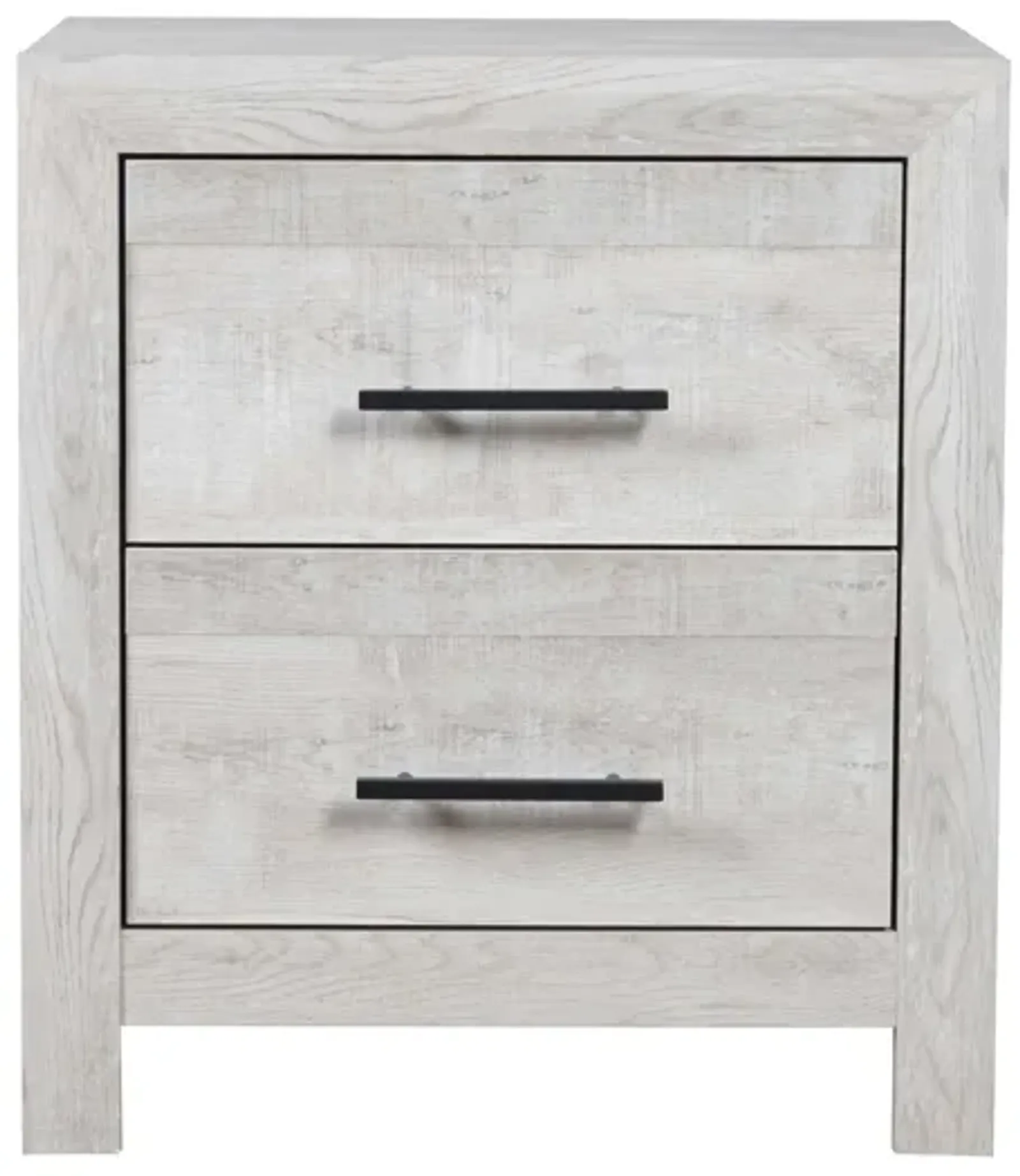 Denver Modern Style 2Drawer Nightstand Made With Wood In Gray