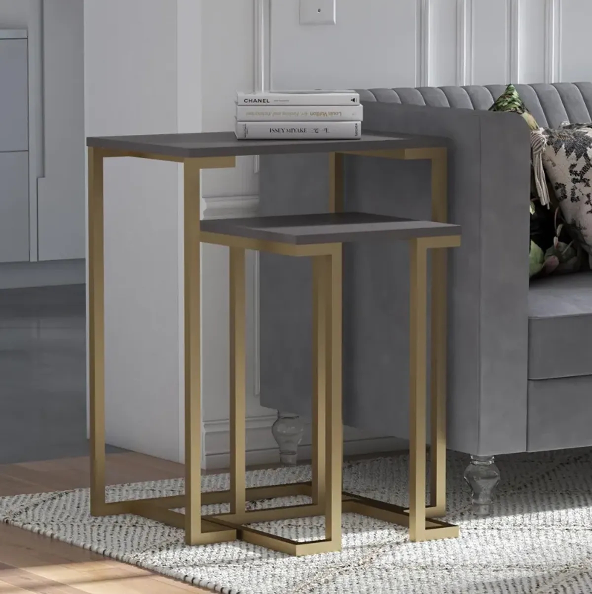 CosmoLiving by Cosmopolitan Camila Nesting Tables/Laptop Desk