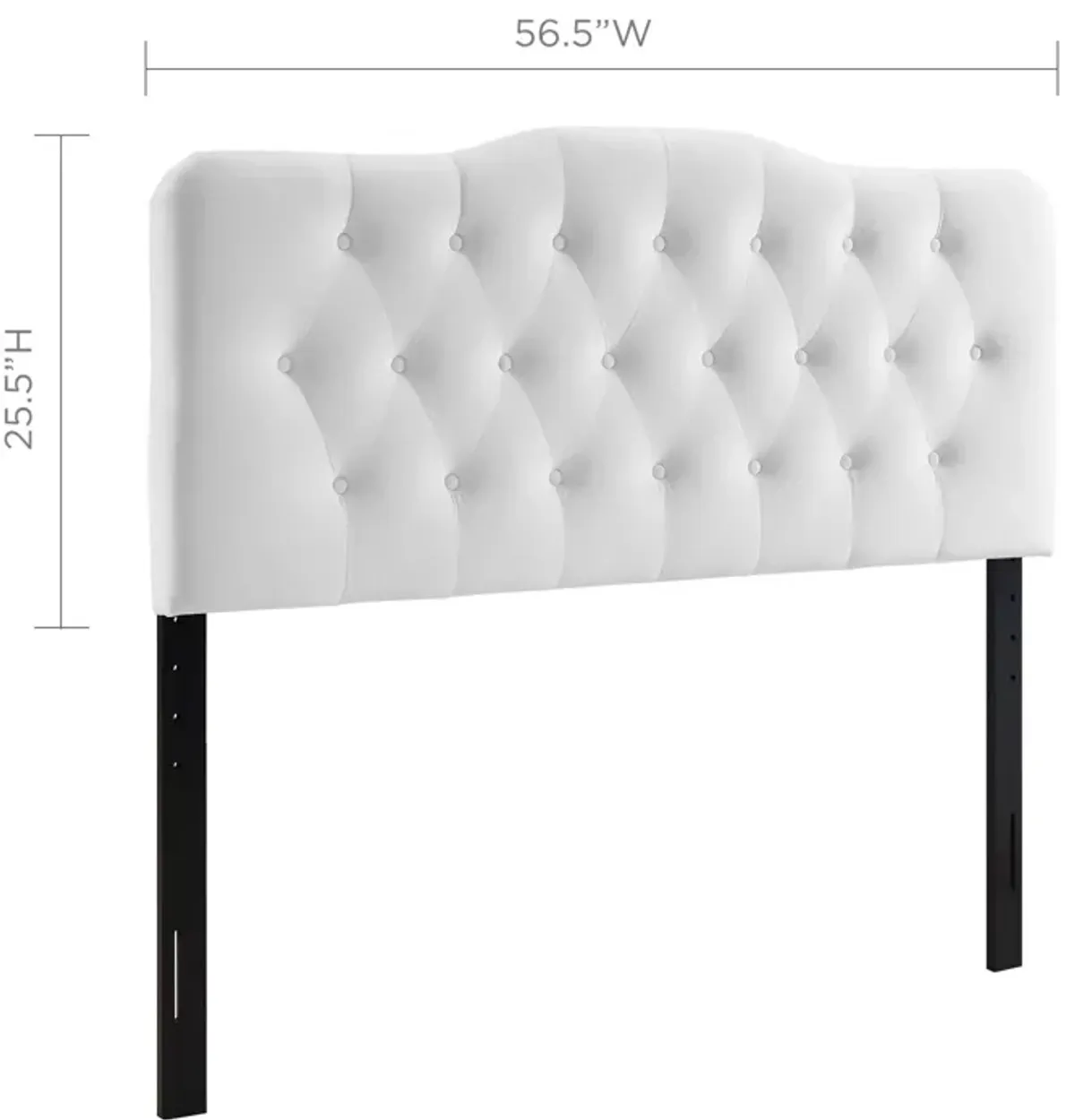 Modway - Annabel Full Diamond Tufted Performance Velvet Headboard