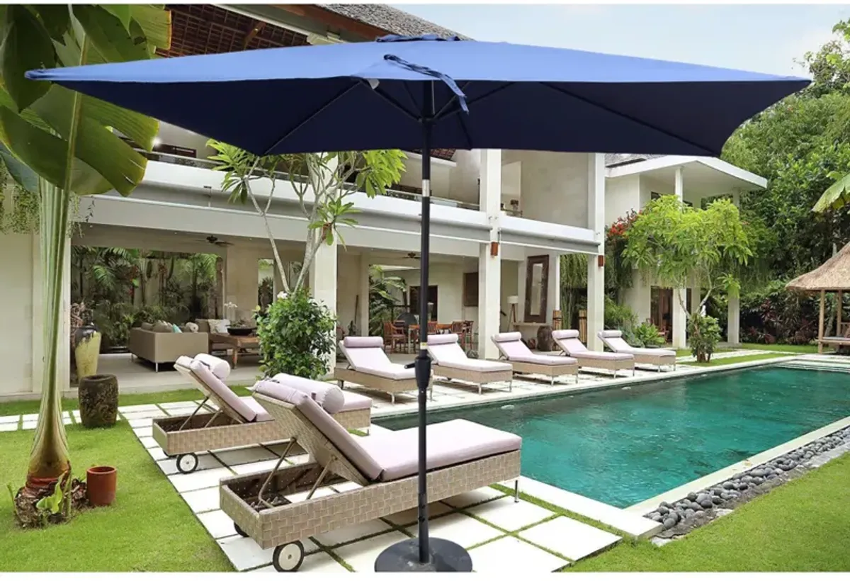 Waterproof Patio Umbrella with Tilt and Crank