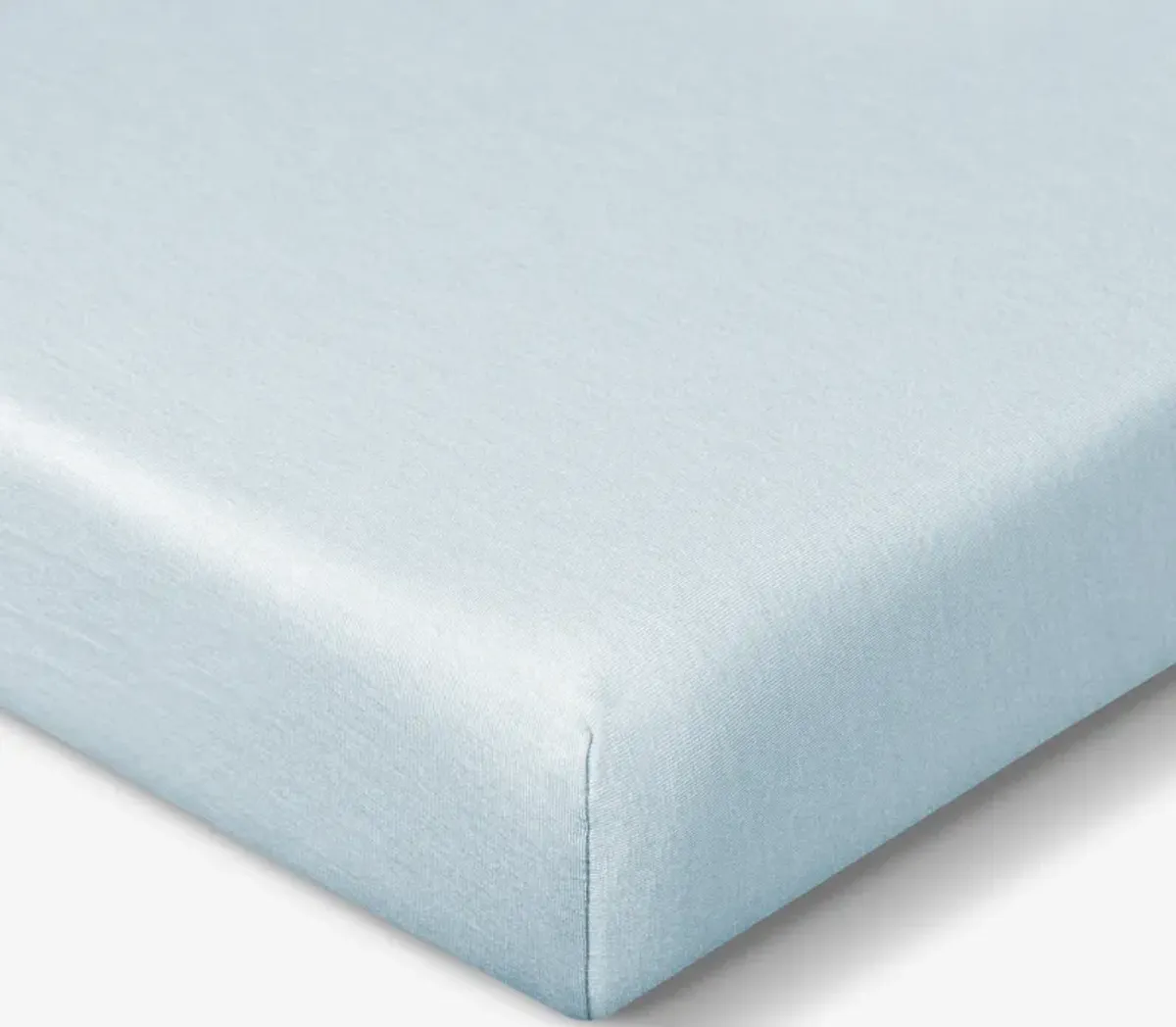 Hyper-Wool Crib Sheet - Baby Blue