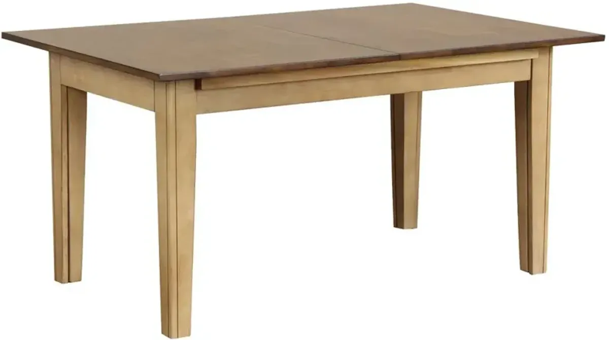Sunset Trading Brook 134 Rectangular Extendable Dining Table