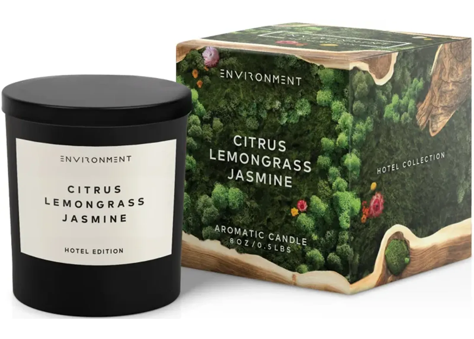 ENVIRONMENT 8oz Candle Inspired by W Hotel® - Citrus | Lemongrass | Jasmine