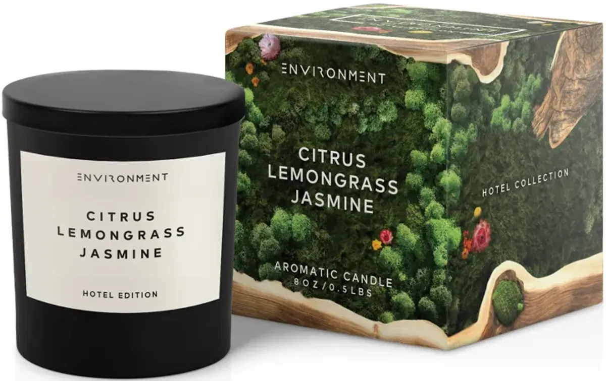 ENVIRONMENT 8oz Candle Inspired by W Hotel® - Citrus | Lemongrass | Jasmine