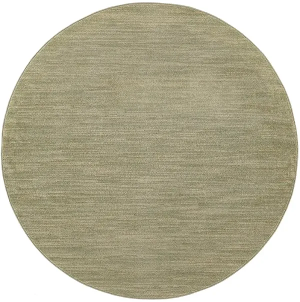 Nourison Essentials NRE01 Green/Gold 8' x Round Rug
