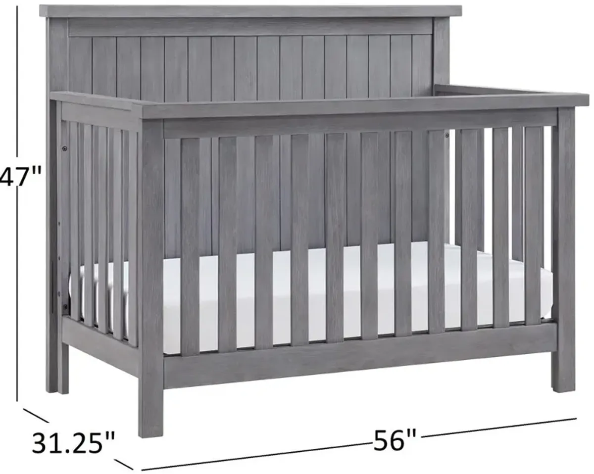 Oxford Baby Soho Baby Everlee 4 In 1 Crib  Greystone