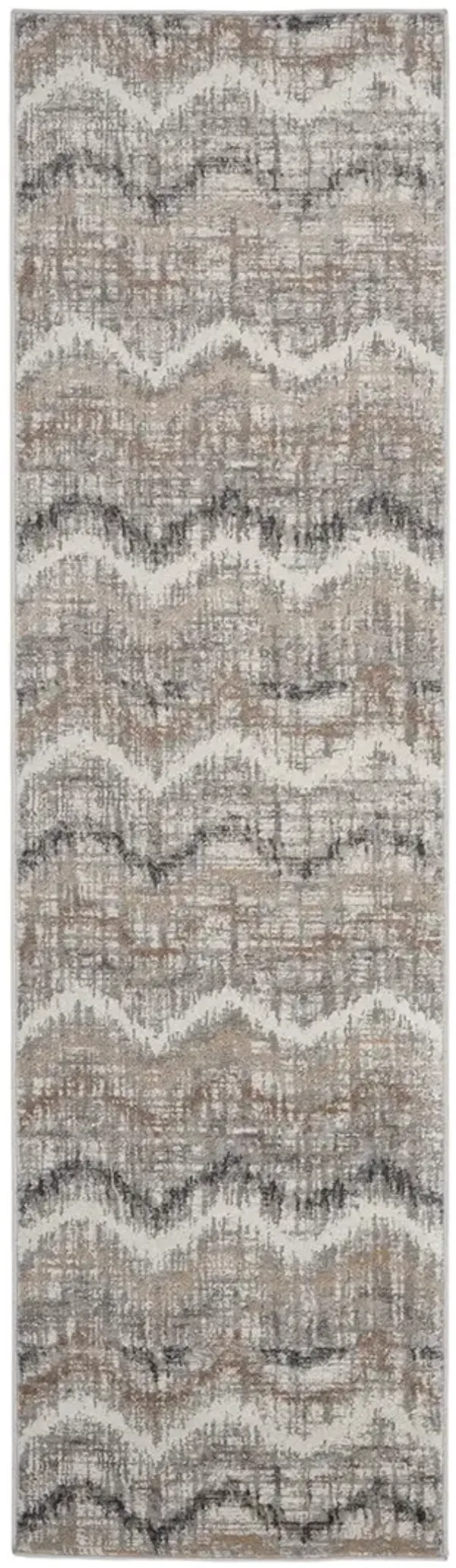 Elation ETN04 Gray/Ivory 2'3" x 7'6" Rug
