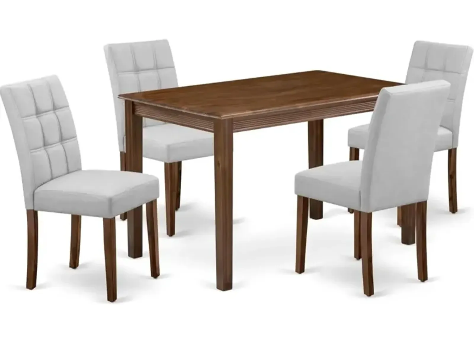 5 Piece Dining Set consists A Modern Table