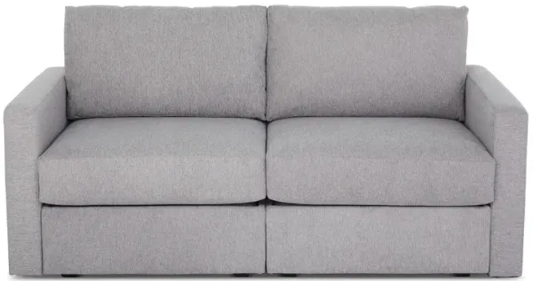 Flex Pebble Loveseat with Standard Arm