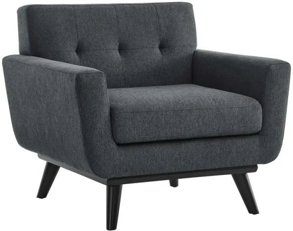 Engage Herringbone Fabric Armchair