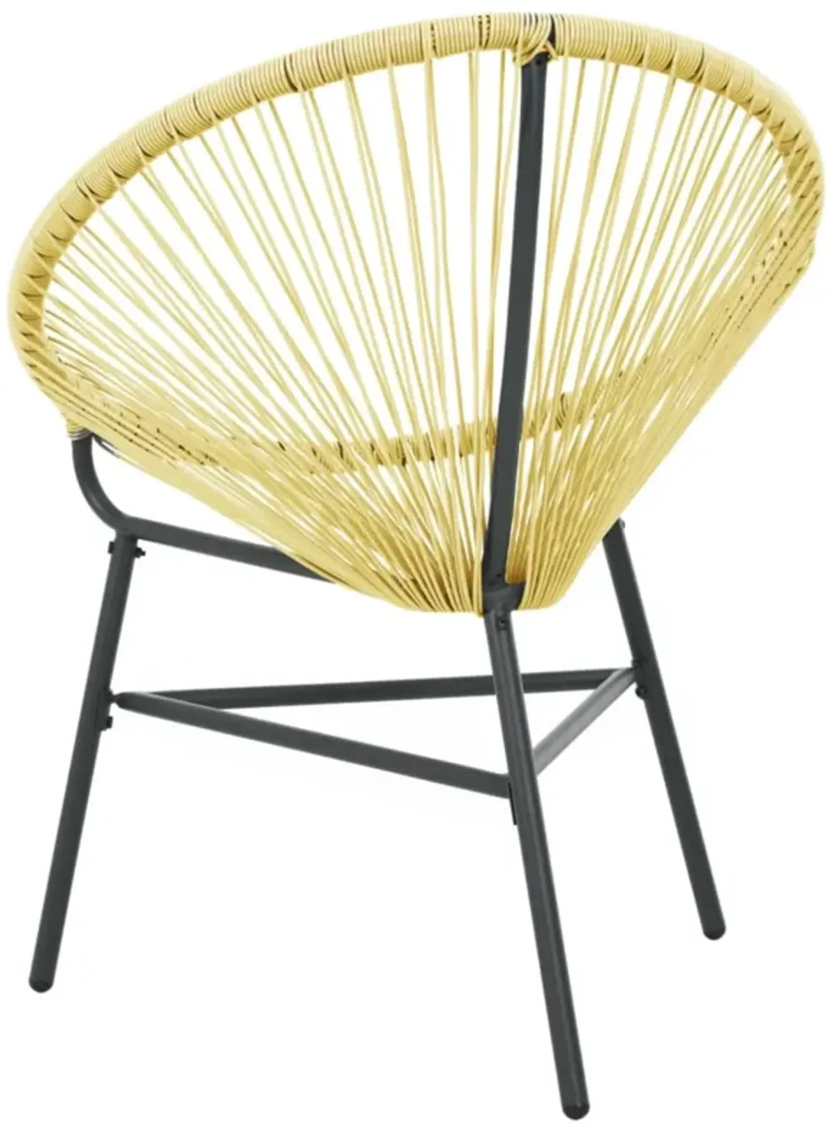 vidaXL Patio Acapulco Chair Poly Rattan Beige