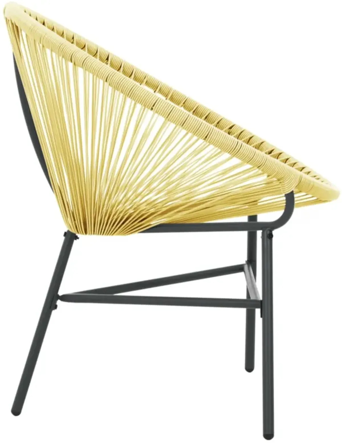 vidaXL Patio Acapulco Chair Poly Rattan Beige