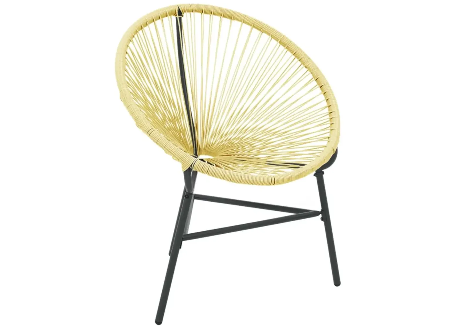 vidaXL Patio Acapulco Chair Poly Rattan Beige