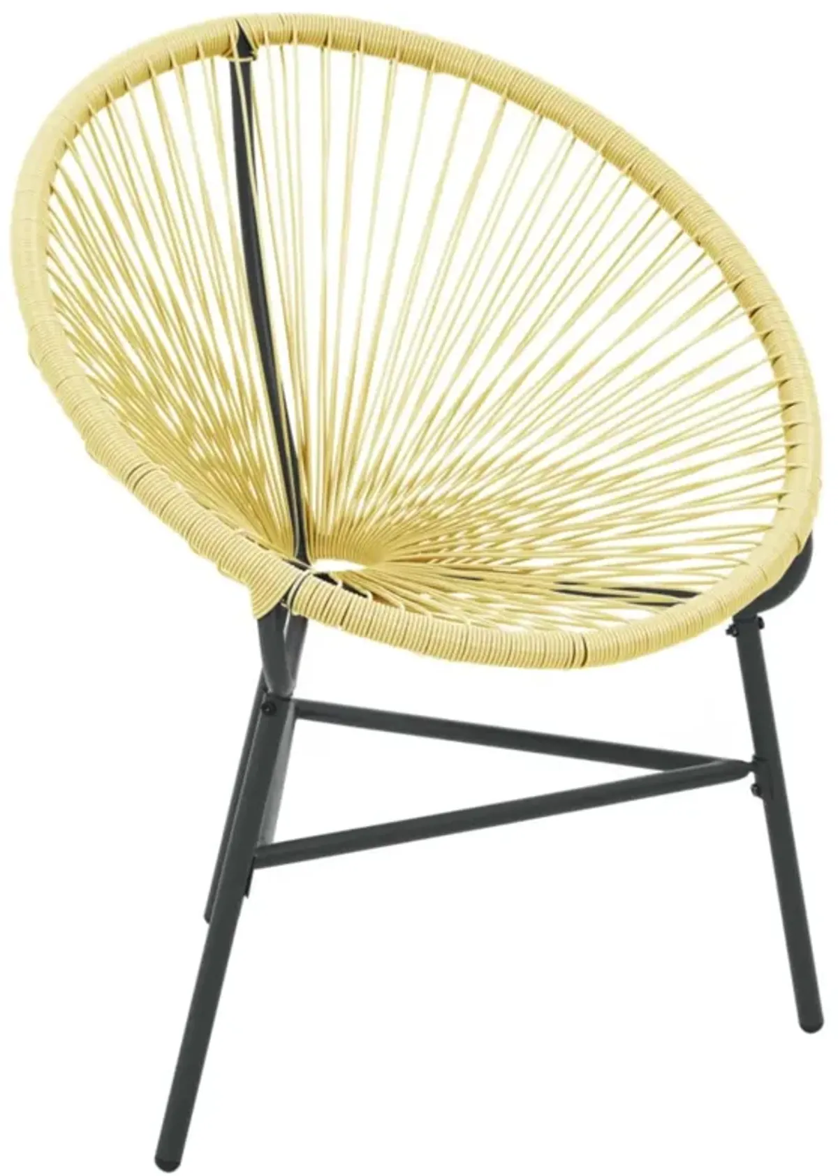 vidaXL Patio Acapulco Chair Poly Rattan Beige