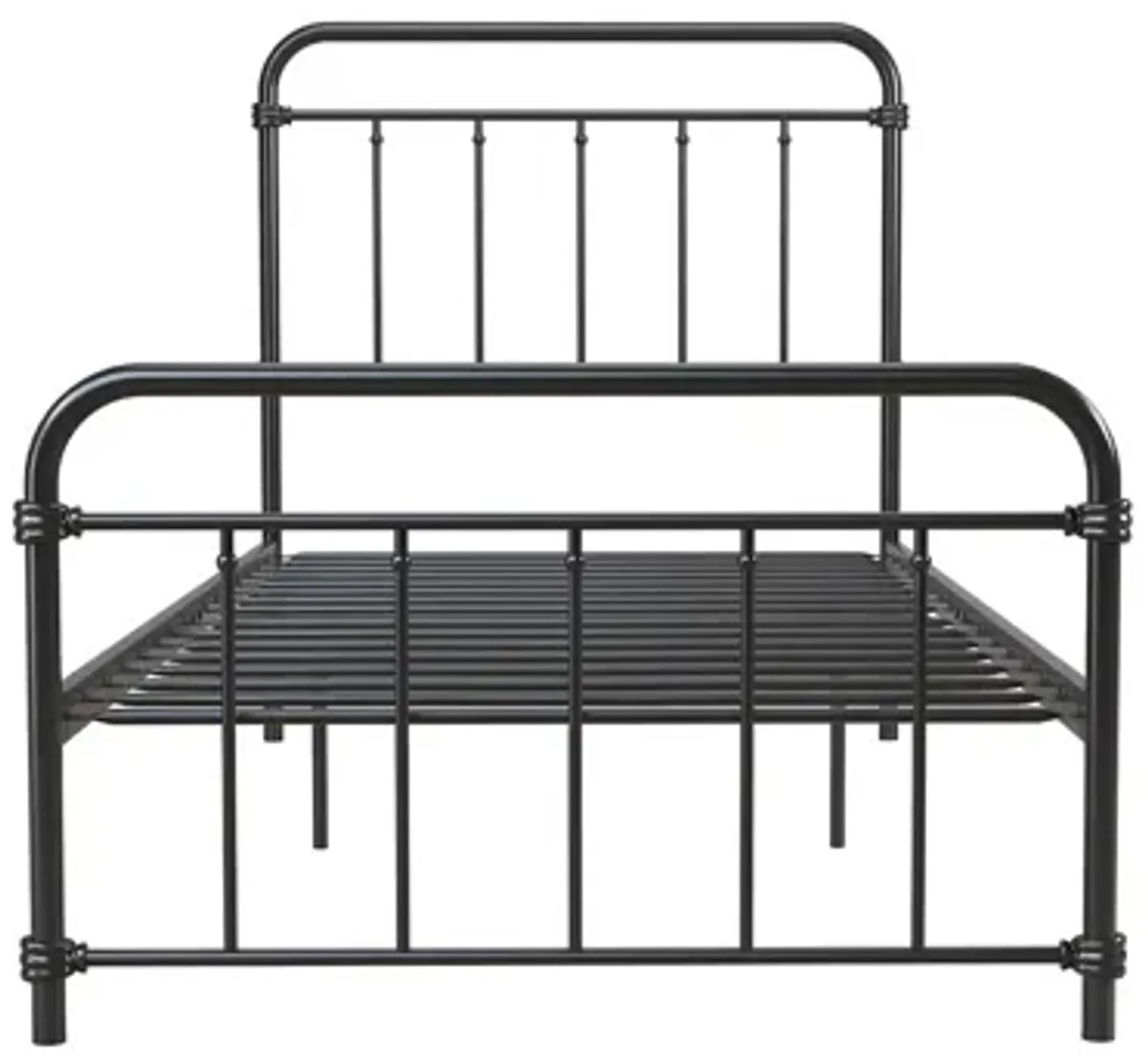 DHP Wallace Metal Bed, Twin, Black